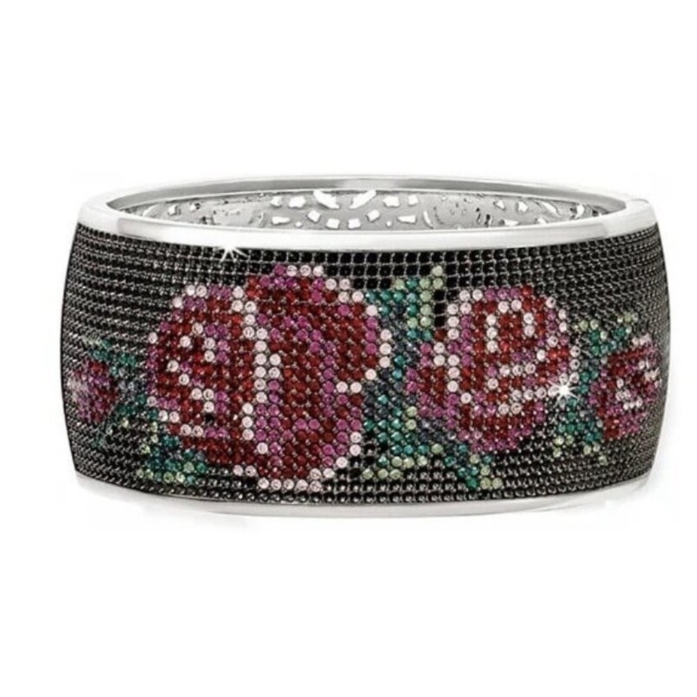 NWT Brighton Victorian Rose Hinged Bangle - Picture 13 of 13